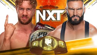 WWE 2K24NXTWill Ospreay vs Bron BreakkerNXT North American Championship Match [upl. by Anilehcim840]