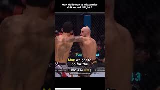 The Trilogy Showdown🤯 Max Holloway vs Alexander Volkanovski ufc shorts viral [upl. by Annek]