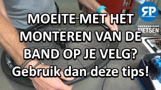 MOEITE MET HET MONTEREN VAN DE BAND OP JE VELG Gebruik dan deze tips [upl. by Hamlet]