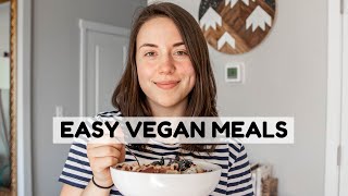 What I Eat in a Day as a Vegan WFH [upl. by Ahsemal242]