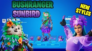 New Styles Bushranger and Sunbird Skin Fortnite Gameplay Showcase [upl. by Aniz260]