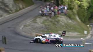 208 T16 Pikes Peak with Loeb hillclimb Montée des Légendes 2018  Amazing Sound [upl. by Annahsat]