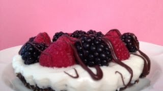 CHOCOLATE BERRY MASCARPONE TART RECIPE [upl. by Raff229]