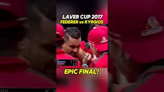 Federer vs Kyrgios EPIC FINAL rogerfederer nickkyrgios tenis brauliomatias tennis lavercup [upl. by Eadwine]