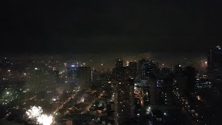 2017 New Years Fireworks in Manila Philippines  MUST SEE [upl. by Pierce]