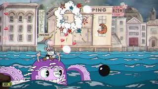 Cuphead  Perilous Piers in 112 55 coins [upl. by Akeihsat70]