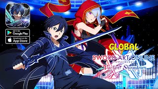 Sword Art Online Variant Showdown Global  Official Launch Gameplay AndroidIOS [upl. by Tench]