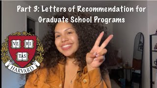 Part 3 Letters of Recommendation  Who to Ask [upl. by Ggerk489]