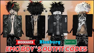 New Boy Outfits Code For Brookhaven And Berry Avenue  Roblox Brookhaven Boys Outfit Codes [upl. by Xineohp]