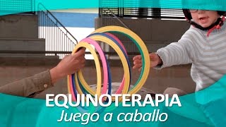 EQUINOTERAPIA 9  Juegos a caballo [upl. by Nilhtac]