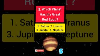 Which Planet Has the Great Red Spot  shorts gkquiz [upl. by Sedgewake405]