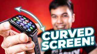 ⚡LESS THAN 1K NA CURVED SMARTWATCH Aolon Curve Smartwatch Unboxing and Review [upl. by Lebatsirhc720]