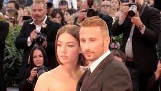 Adele Exarchopoulos and Matthias Schoenaerts on the red carpet of Le Fidele film at 2017 Venice Film [upl. by Lorak606]