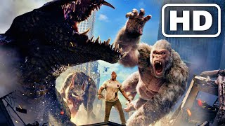 Rampage Movie 2018  HD Explained  Rock  Rampage Movie Facts [upl. by Acirea]