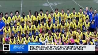 Boston football rivalry canceled due to lack of players [upl. by Bachman]