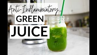 AntiInflammatory Green Juice Recipe [upl. by Nomolos396]