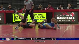 BadinColerainNorthwest TriMeet Wrestling February 8 2018 [upl. by Siri994]