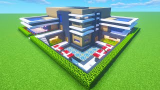 Minecraft Tutorial How To Make A Modern Mansion 1 quot2020 Tutorialquot [upl. by Zabrina]