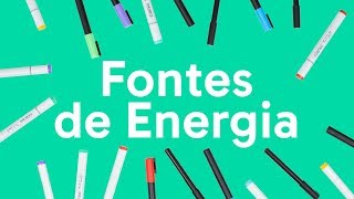 FONTES DE ENERGIA RENOVÁVEIS E NÃO RENOVÁVEIS  QUER QUE DESENHE [upl. by Einnov]