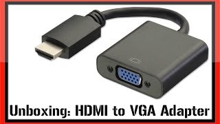 Unboxing HDMI to VGA Adapter [upl. by Vargas]