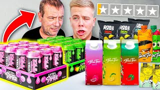 INFLUENCER PRODUKTE TESTEN mit Papa ekelhaft🤮 [upl. by Jardena]