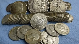 Silver Coins Under Spot eBay Silver Unpacking  Lots of Dimes [upl. by Amandie]