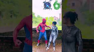 Random REVERSE SPIDERGIRL Battle Between Alpha Hero shorts spiderman alphahero [upl. by Linnea]