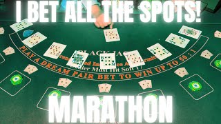 I PLAY EVERY HAND IN BLACKJACK MARATHON blackjack [upl. by Beffrey43]