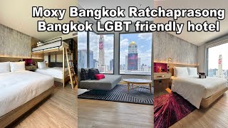 Moxy Bangkok Ratchaprasong  Bangkok LGBT friendly hotel 中文字幕cc [upl. by Atir648]