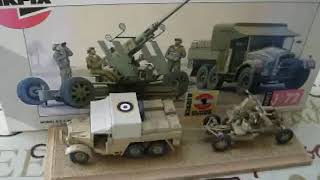 Airfix plastic kit model Bofors 40mm gun amp Morris Tractor 176 OO scale A02314V [upl. by Eisor]