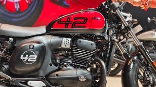 Jawa 42 FJ 350 Telugu Review Exclusive [upl. by Gracia]