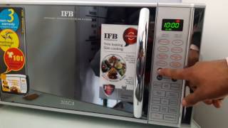 How to use ifb 30 liter convection microwave model 30sc4 full demo [upl. by Franck]