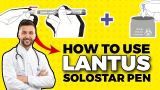 lantus solostar pen how to use [upl. by Haelahk]