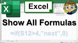 Display All Formulas in Excel [upl. by Banks]