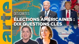 Élections américaines  dix questions clés  Une leçon de géopolitique  ARTE [upl. by Nnyllatsyrc]