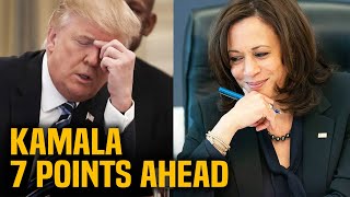 SHOCK POLL Kamala 7 over Trump [upl. by Sylvia992]