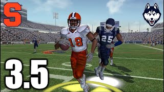 Syracuse at UConn  NCAA Football 06 Syracuse Orange Dynasty  S3E5 [upl. by Hamon]