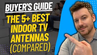 Top 5 BEST Indoor TV Antennas  Best TV Antenna Review 2023 [upl. by Nipahc]