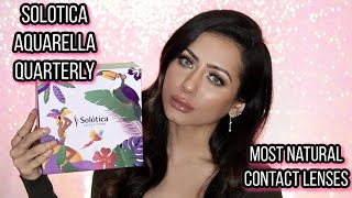 Most Natural Contact Lenses For Brown Eyes – NEW Solotica Colors Review [upl. by Beller]