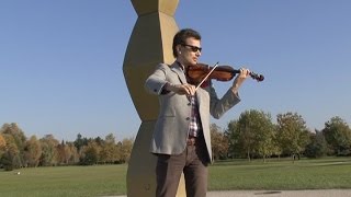 Alexandru Tomescu  “Lăutarul” de George Enescu la Coloana infinitului [upl. by Pliner900]