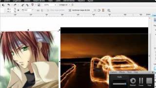 Transparencia de Corel Draw X5 Banner simple [upl. by Burn]