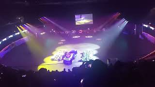 Hot Wheels monster trucks live glow party Glasgow Bigfoot freestyle Sunday 21 January 2024 [upl. by Shyamal]