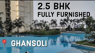 Fully furnished 25 BHK Flat in Ghansoli  Navi Mumbai ☎️ 7977785997 property [upl. by Adnah]