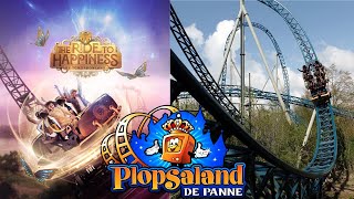 Plopsaland  Un nouveau parc dattraction sur ma liste [upl. by Arbmat606]