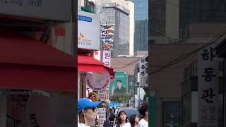 Best Street food travel koreatravel [upl. by Jasik]