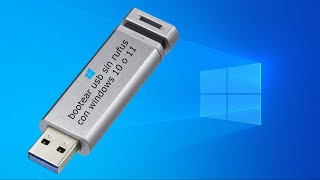 bootear usb sin rufus con windows 10 o 11 [upl. by Sorilda675]