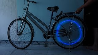 Como hacer LUCES LED para Ruedas de Bicicleta [upl. by Gleda565]