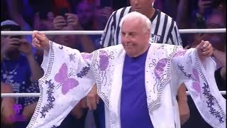 Ric Flair Last Match  Entrance to WWF Theme quotEarly Sprachquot [upl. by Chenay]