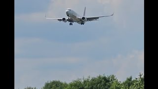 JET2 LANDING AT BIRMINGHAM AIRPORT [upl. by Esinel653]