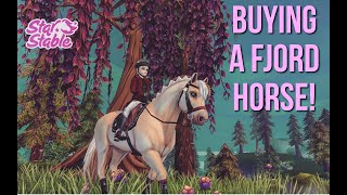 BUYING A FJORD HORSE  STAR STABLE ONLINE  SSO [upl. by Renick]